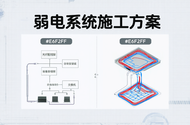弱電系統施工方案涵蓋哪些關鍵系統？